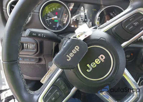 2021 Jeep Wrangler 4Xe Unlimited Sahara 4X4 z USA, uszkodzony, nr VIN 1C4JJXP66MW802866